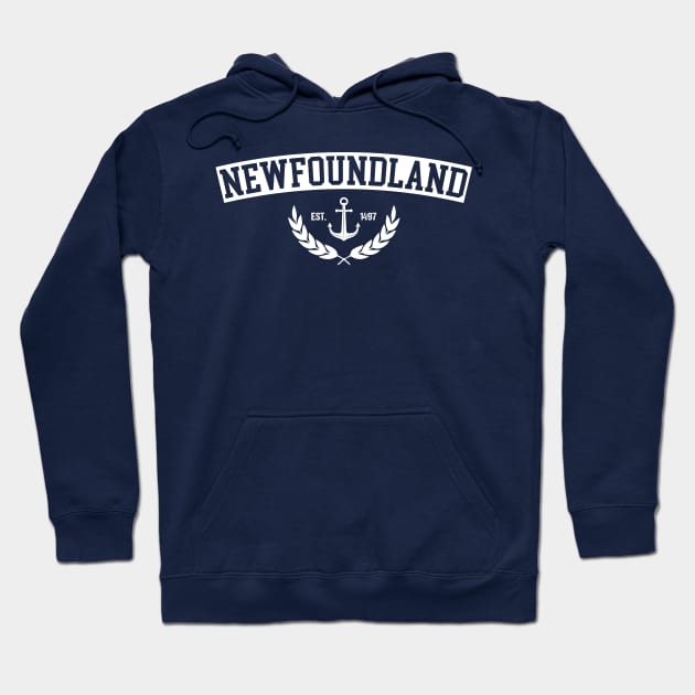 Newfoundland Anchor Crest || Newfoundland and Labrador || Gifts || Souvenirs Hoodie by SaltWaterOre